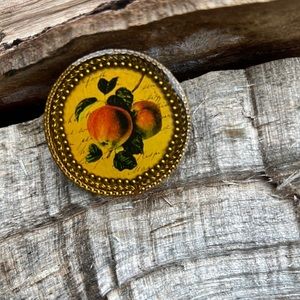 Maximal Art Fruit Motif Brooch Pin
